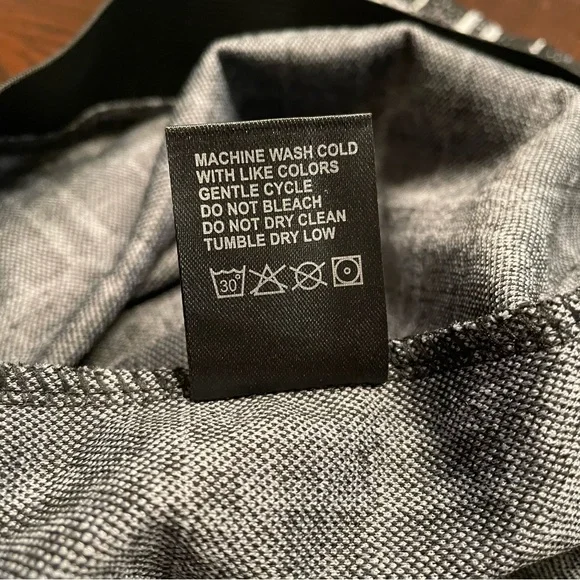 Maze Collection Pull-on Slim Fit Pants, Black and White, Size 3X - Picture 5 of 11